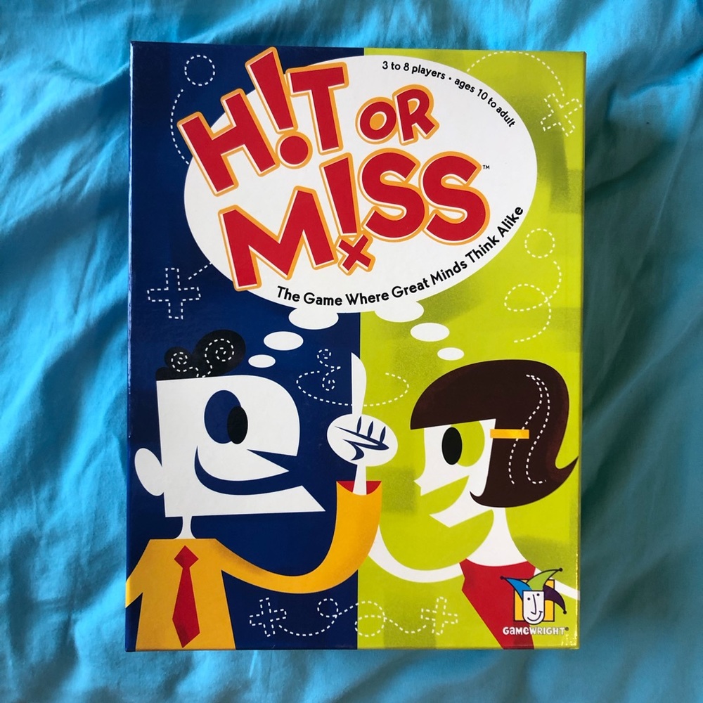 NEVER USED Hit or Miss party game